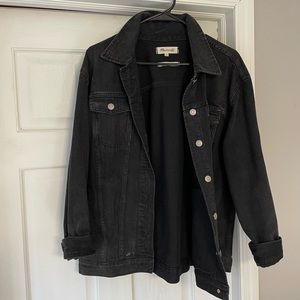 Madewell Black Denim Jacket